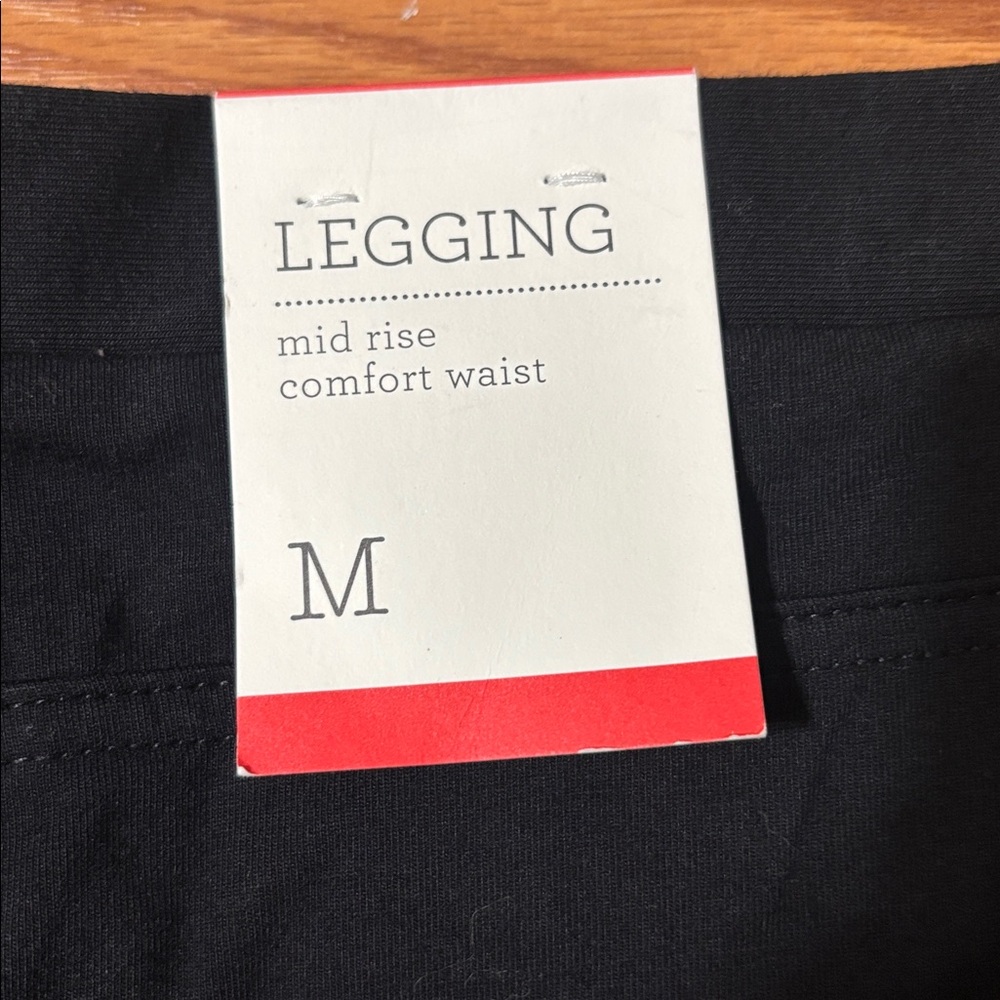 Style & Co Black Floral Embroidery Leggings Full Length - Picture 5 of 7